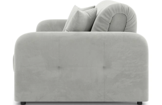 Диван прямой Гаспар 160, модель 045, Happy 900 (светло-серый)