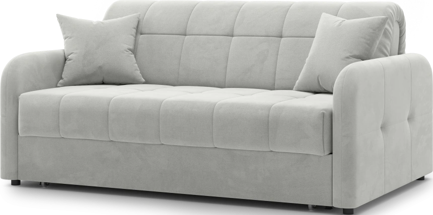 Диван прямой Гаспар 160, модель 045, Happy 900 (светло-серый)