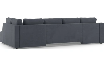 Диван П-образный Невада, модель 020, комплектация 5 правый, Omega 32 (темно-серый)
