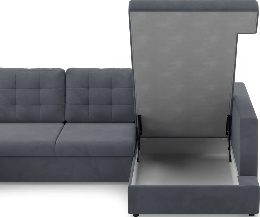 Диван П-образный Невада, модель 020, комплектация 5 правый, Omega 32 (темно-серый)