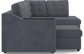 Диван П-образный Невада, модель 020, комплектация 5 правый, Omega 32 (темно-серый)