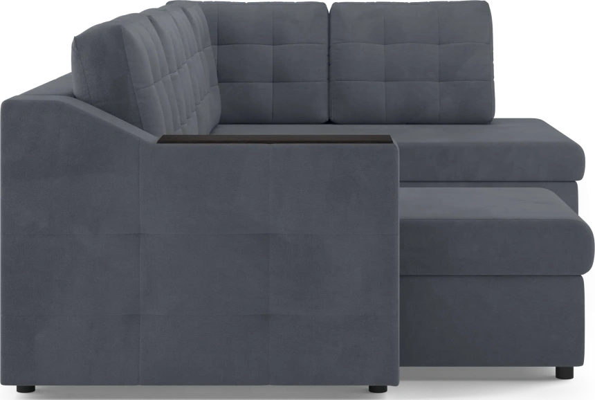 Диван П-образный Невада, модель 020, комплектация 5 правый, Omega 32 (темно-серый)