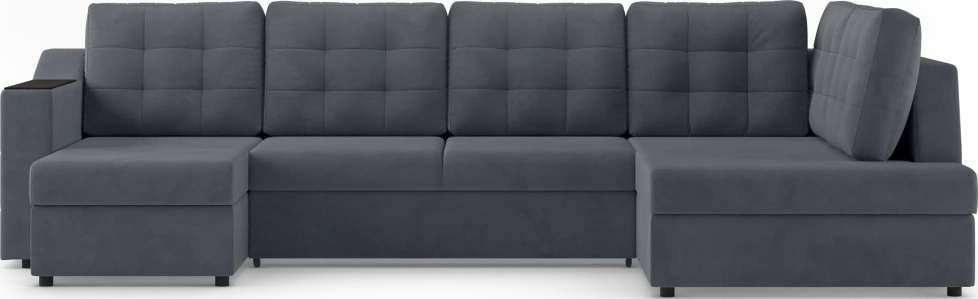 Диван П-образный Невада, модель 020, комплектация 5 правый, Omega 32 (темно-серый)