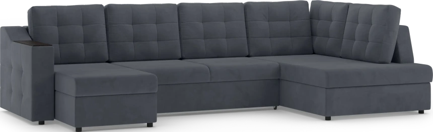 Диван П-образный Невада, модель 020, комплектация 5 правый, Omega 32 (темно-серый)