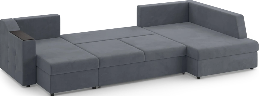 Диван П-образный Невада, модель 020, комплектация 5 правый, Omega 32 (темно-серый)