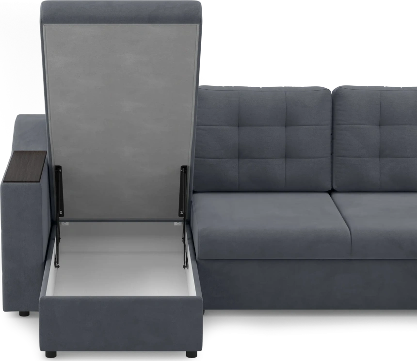 Диван П-образный Невада, модель 020, комплектация 5 правый, Omega 32 (темно-серый)