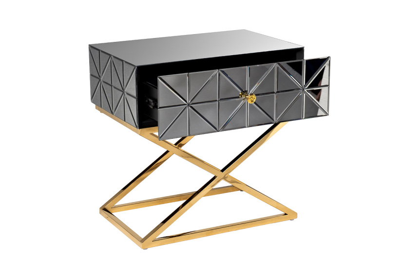 Тумба прикроватная KFG090, с ящиком