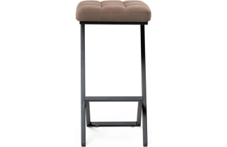 Полубарный табурет Амаури, катания корица / черный матовый