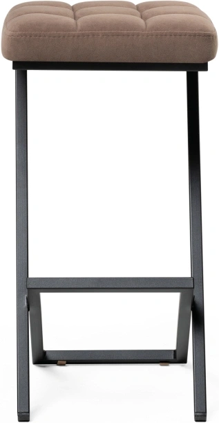 Полубарный табурет Амаури, катания корица / черный матовый