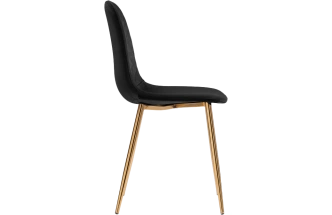 Стул Dabl, на металлокаркасе, black / gold