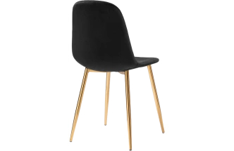 Стул Dabl, на металлокаркасе, black / gold