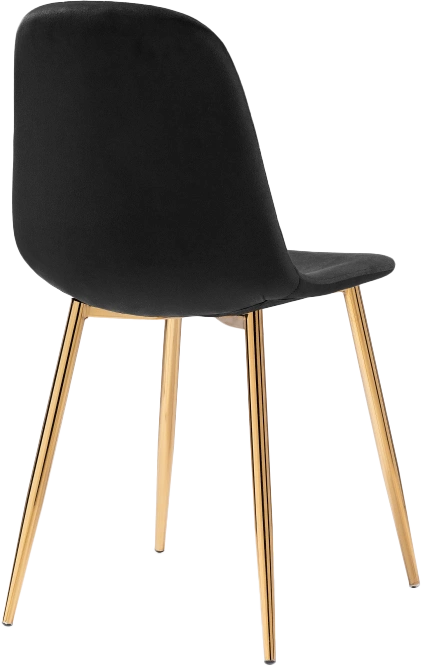 Стул Dabl, на металлокаркасе, black / gold