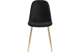 Стул Dabl, на металлокаркасе, black / gold