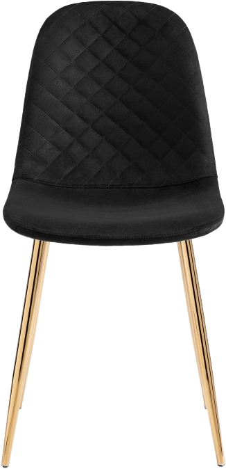 Стул Dabl, на металлокаркасе, black / gold