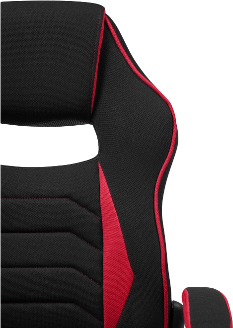 Игровое кресло Plast 1, red / black