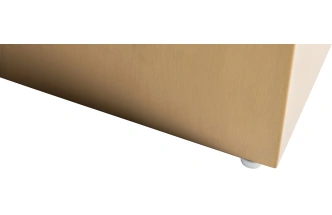 Журнальный стол Nero, 140x70x40, МДФ с полимерным покрытием, черный мрамор / бронза