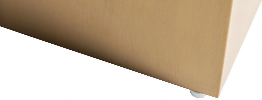 Журнальный стол Nero, 140x70x40, МДФ с полимерным покрытием, черный мрамор / бронза