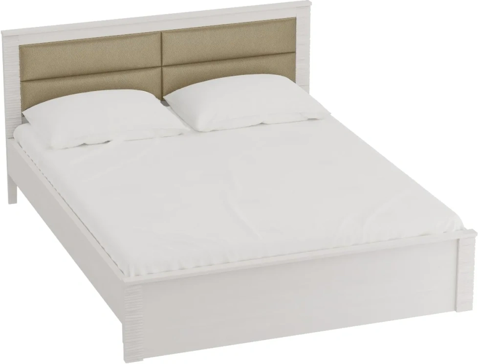 Кровать Элана 180, двуспальная, бодега белая