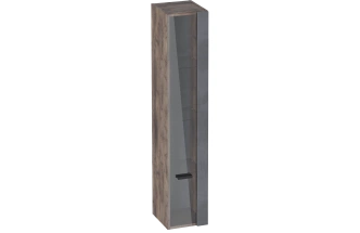 Шкаф навесной Глазго, с полками, металл бруклин / таксония