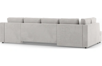 Диван П-образный Невада, модель 020, комплектация 5 левый, Omega 01 (бежевый)