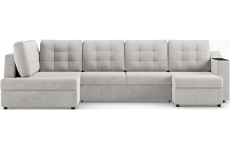 Диван П-образный Невада, модель 020, комплектация 5 левый, Omega 01 (бежевый)