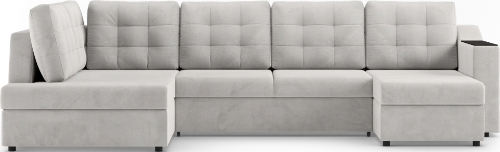 Диван П-образный Невада, модель 020, комплектация 5 левый, Omega 01 (бежевый)