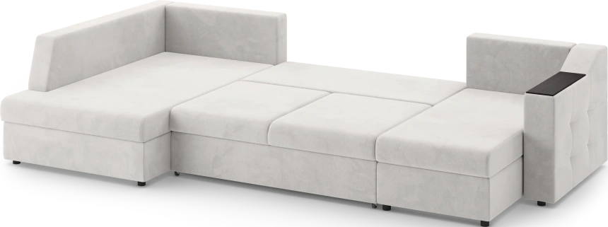 Диван П-образный Невада, модель 020, комплектация 5 левый, Omega 01 (бежевый)