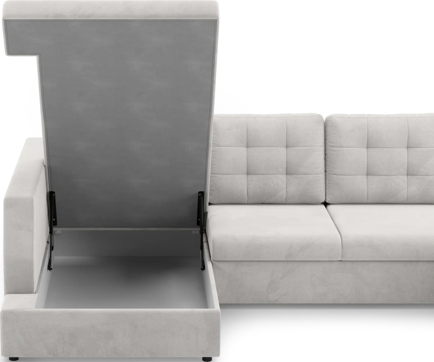 Диван П-образный Невада, модель 020, комплектация 5 левый, Omega 01 (бежевый)