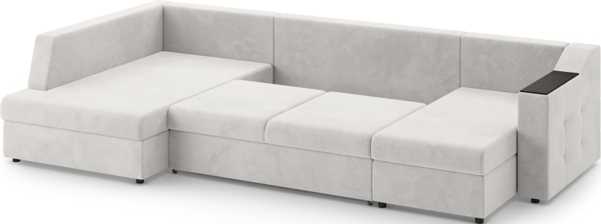 Диван П-образный Невада, модель 020, комплектация 5 левый, Omega 01 (бежевый)