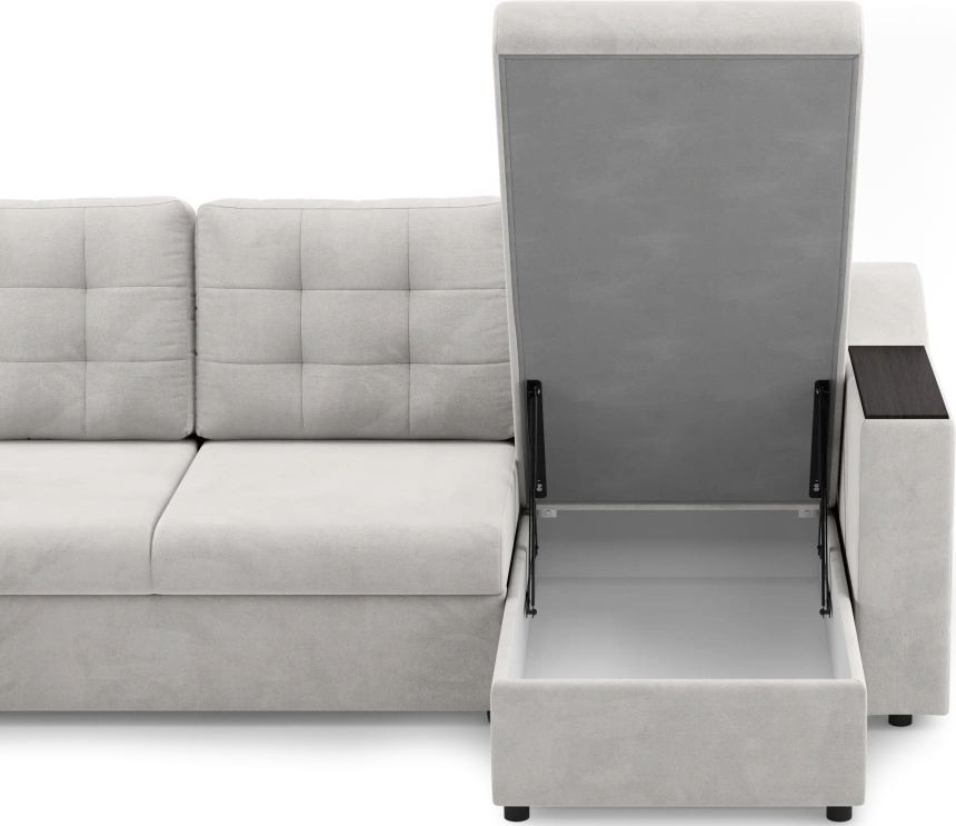 Диван П-образный Невада, модель 020, комплектация 5 левый, Omega 01 (бежевый)