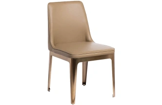 Стул 58DB-DC14802, мягкий, экокожа, бежевый