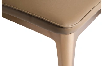 Стул 58DB-DC14802, мягкий, экокожа, бежевый