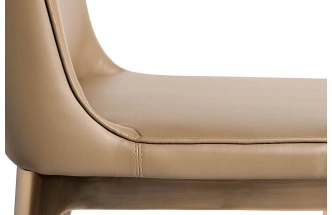 Стул 58DB-DC14802, мягкий, экокожа, бежевый