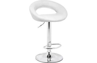 Барный стул Oazis, белый / хром