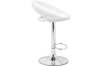 Барный стул Oazis, белый / хром