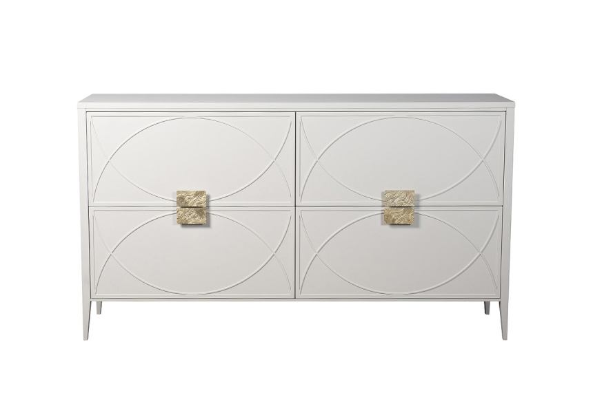 Комод 151SV-00006, с четырьмя ящиками, бежевый