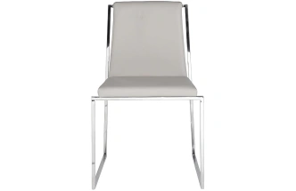 Стул 58DB-18019, мягкий, экокожа, светлый