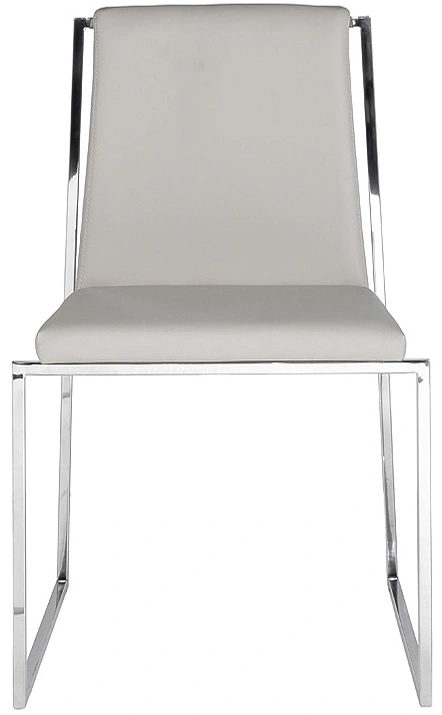 Стул 58DB-18019, мягкий, экокожа, светлый