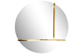 Зеркало настенное KFG096, с металлическими вставками