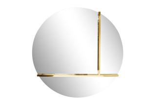 Зеркало настенное KFG096, с металлическими вставками