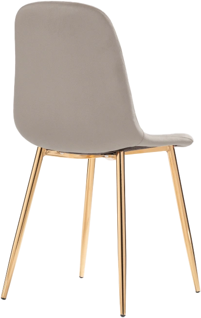 Стул Dabl, на металлокаркасе, latte / gold