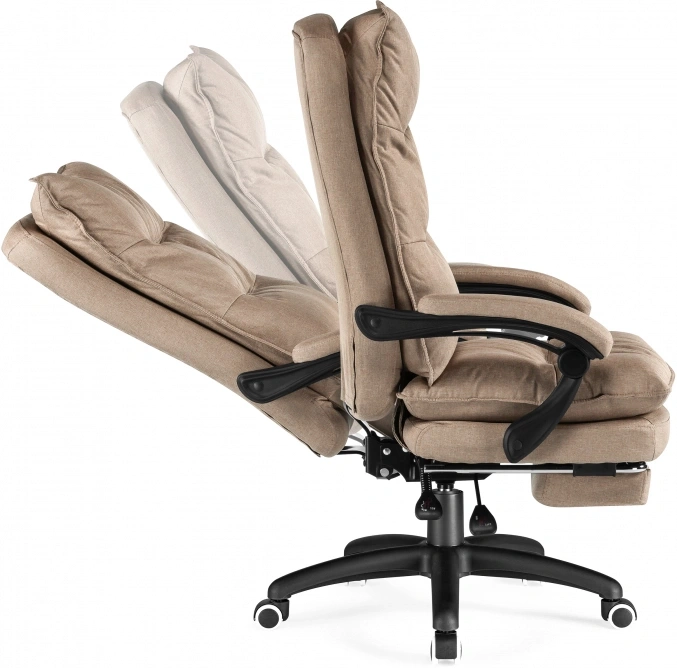 Компьютерное кресло Rapid, с подставкой для ног, бежевое