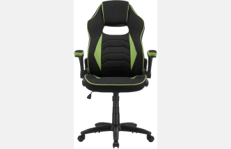 Игровое кресло Plast 1, green / black