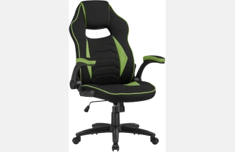 Игровое кресло Plast 1, green / black