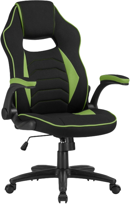 Игровое кресло Plast 1, green / black