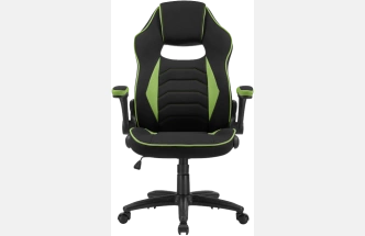 Игровое кресло Plast 1, green / black