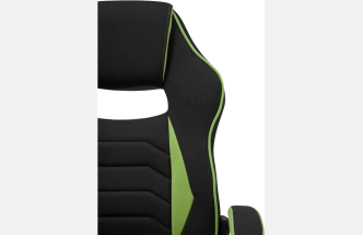 Игровое кресло Plast 1, green / black