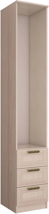 Шкаф с ящиками Орион, 39x221,5x43,5 Ясень шимо светлый/Лён