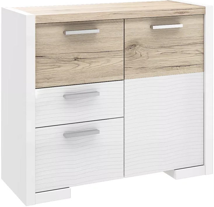 Комод Венето, Дуб санремо / Белый
