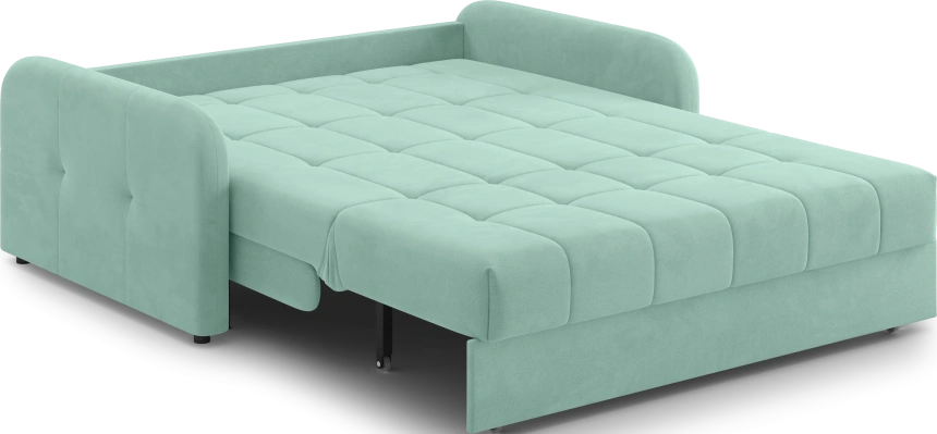 Диван прямой Гаспар 160, модель 045, Happy 690 (зелёный)